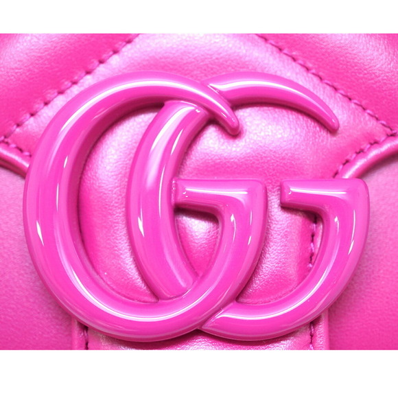 Gucci GG Marmont Shoulder Bag Pink - Picture 6 of 9